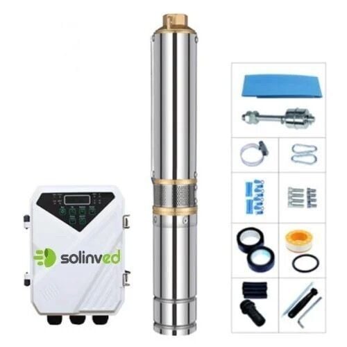 DC POMPA - 4 İNÇ - 96 VOLT - 1500 WATT - 6,5 TON - HMAX: 135 MT - OUTLET: 1,25