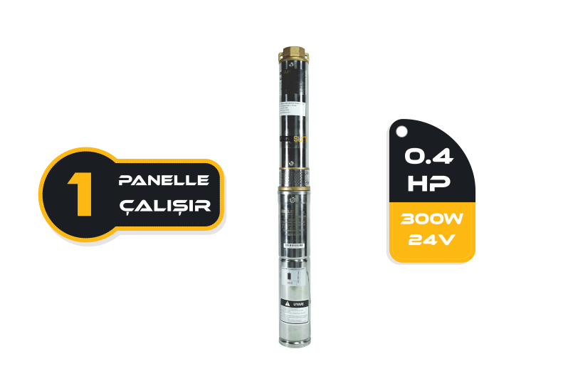 DC Pompa 0.4 Hp / 300W / 24V (3RDC3-35-24-300)