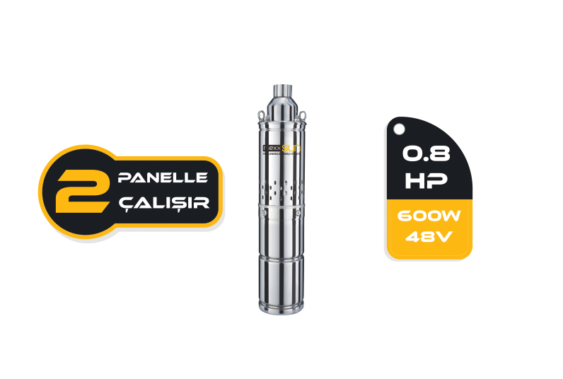 DC pompa 0,8Hp 600W (Screw Type) (4SS600-48N)